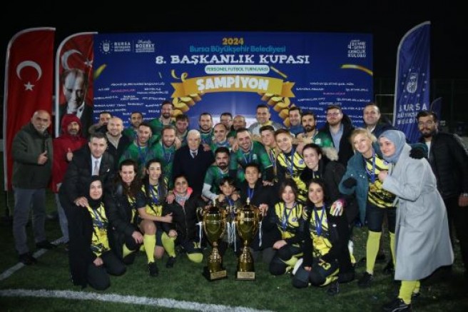 Büyükşehir personeli stres attı, şampiyonlar belirlendi