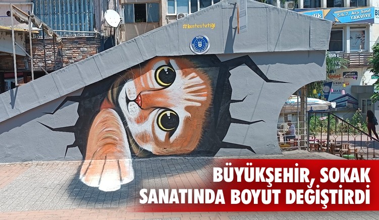 Büyükşehir, sokak sanatında boyut değiştirdi