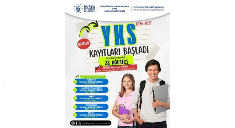 Büyükşehir YKS kursları için kayıtlar başladı