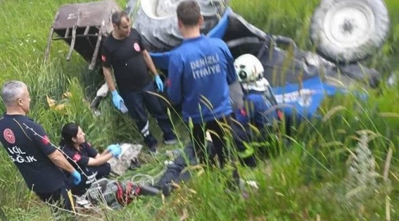 Çameli’de traktör kazasında 1 kişi hayatını kaybetti