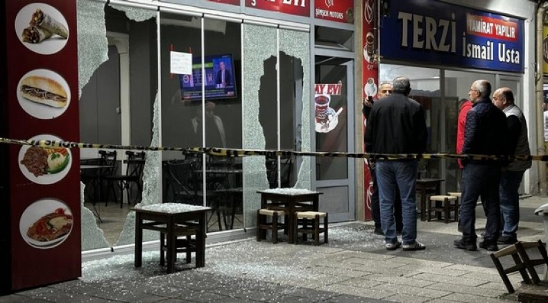 Çay ocağına kurşun yağdırdı: 1 yaralı