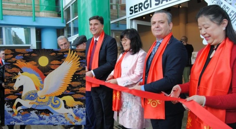 "Çin At Yılı" temalı sergi yoğun ilgi gördü