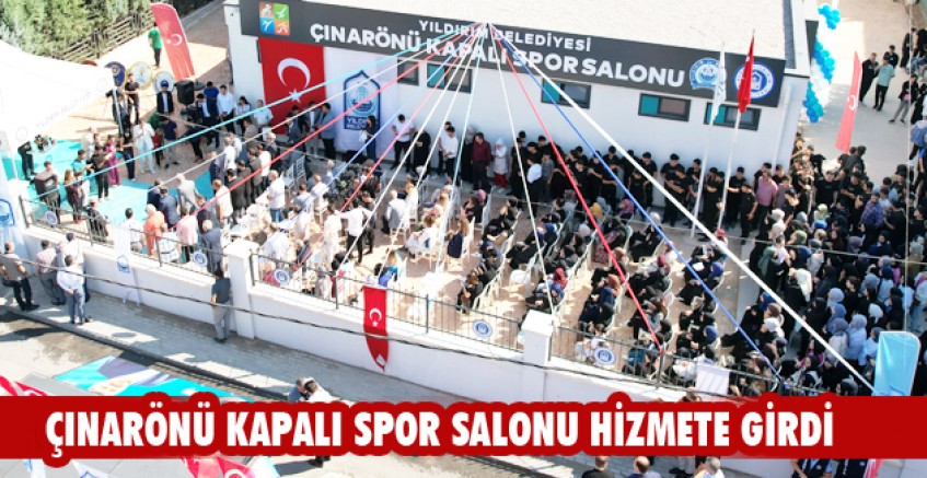 Çınarönü Kapalı Spor Salonu hizmete girdi
