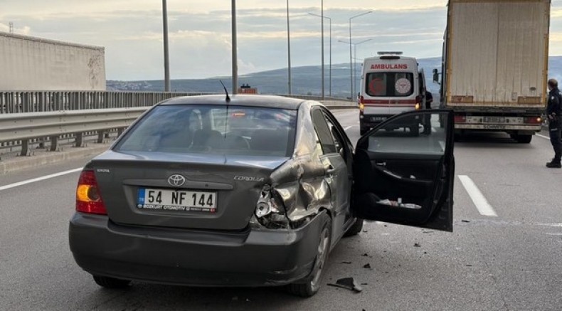 Çorum'da tırla otomobil çarpıştı: 1 yaralı