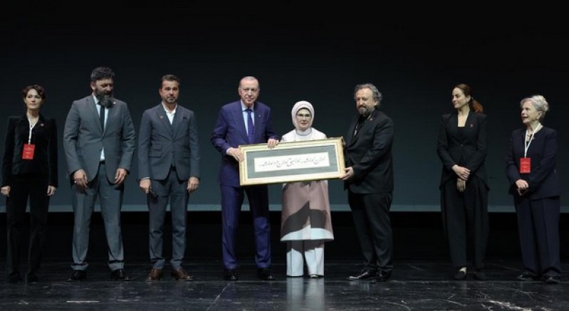 Cumhurbaşkanı Erdoğan film galasına katıldı