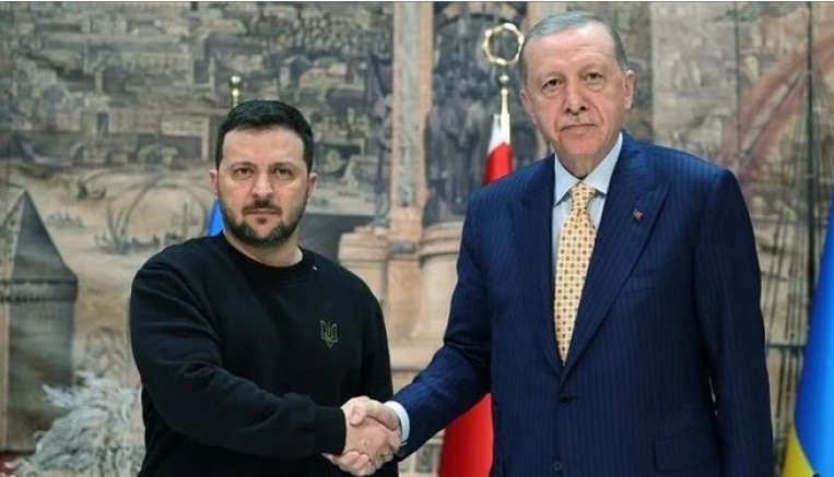 Cumhurbaşkanı Erdoğan, Zelenski ile görüştü