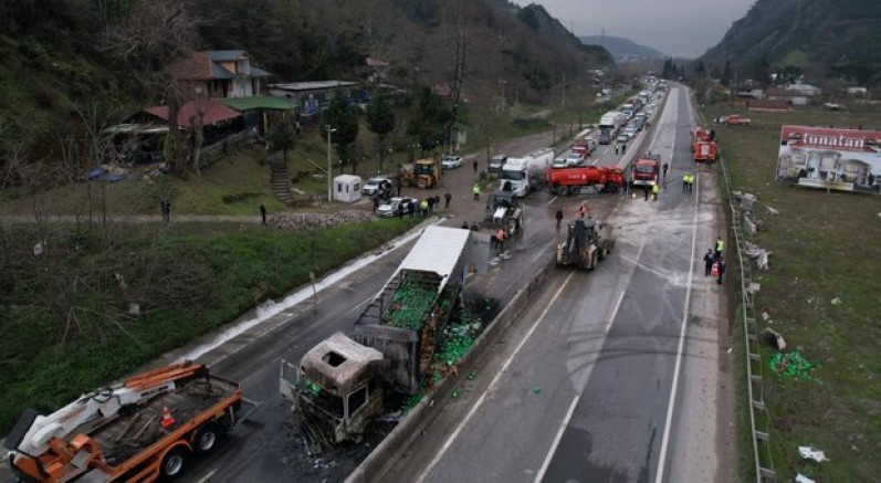 D-650 savaş alanına döndü