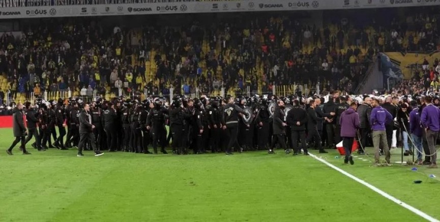 Derbide taşkınlık yapan 43 kişi hakkında işlem başlatıldı