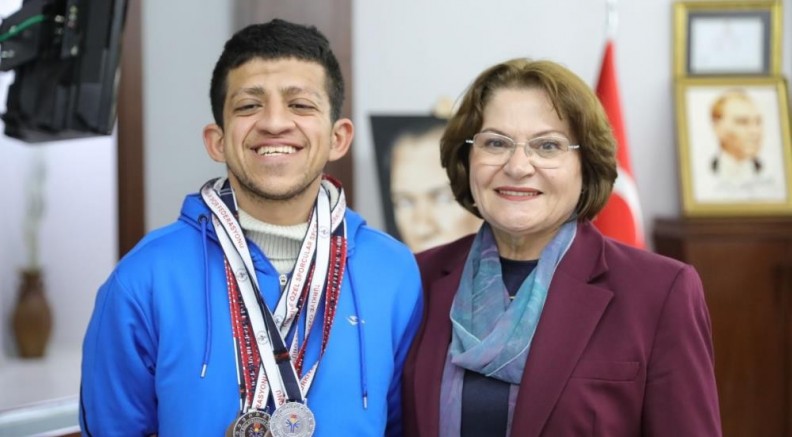 Didim'in özel sporcusundan 'Milli' başarı