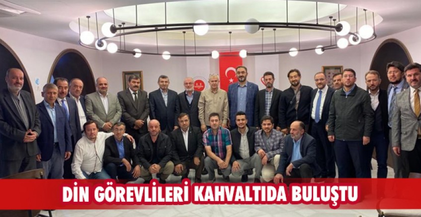 Din görevlileri kahvaltıda buluştu