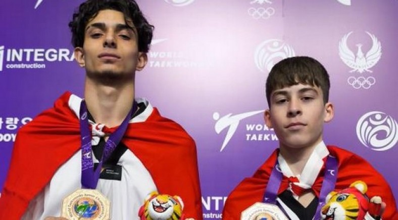 Dünya Gençler Taekwondo Şampiyonası'nda çifte bronz