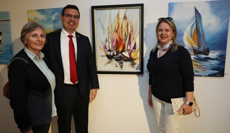 El emeği eserler Nilüfer Sanat Atölyeleri sergisi