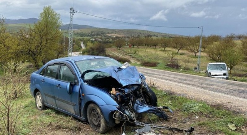 Elazığ’da ki kazada 1 kişi hayatını kaybetti