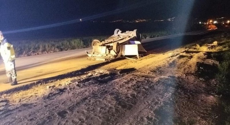 Elazığ’da otomobil takla attı: 6 yaralı