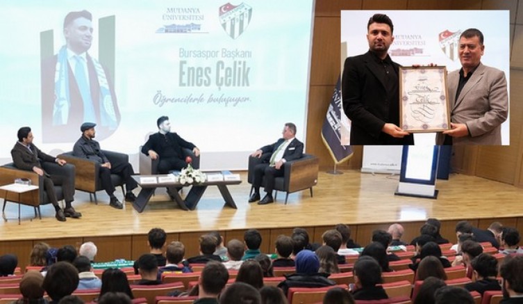 Enes Çelik öğrencilerle buluştu