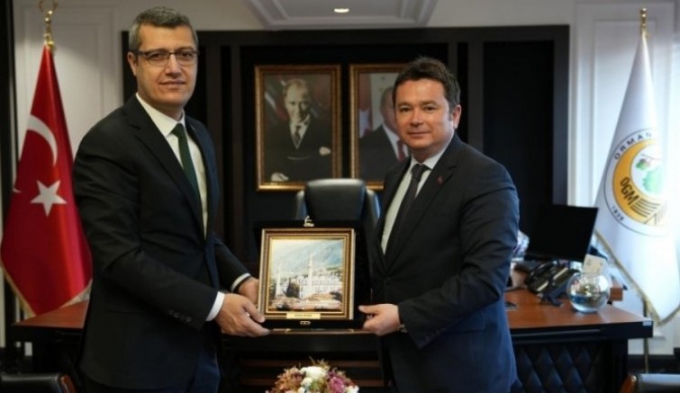 Erkan Aydın'dan Orman Bölge Müdürü Şahan’a hayırlı olsun ziyareti
