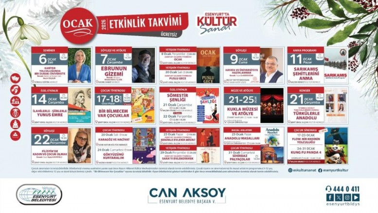 Esenyurt’ta kültür ve sanat etkinlikleri başlıyor