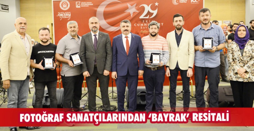 Fotoğraf sanatçılarından ‘bayrak’ resitali
