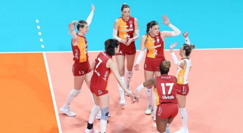 Galatasaray Daikin, rakibine set vermedi