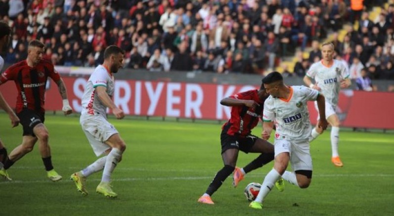 Gaziantep'de kazanan yok: 1-1