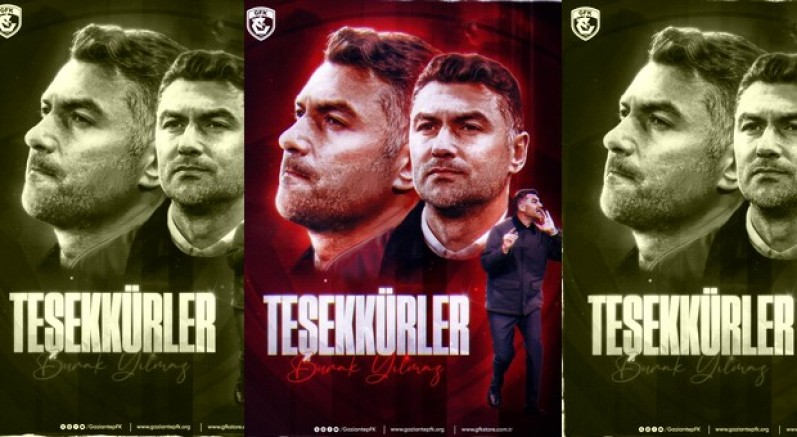 Gaziantep FK’dan Burak Yılmaz’a teşekkür