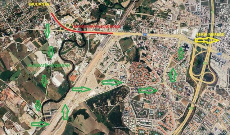 Geçit Köprüsü'nde trafik düzenlemesi