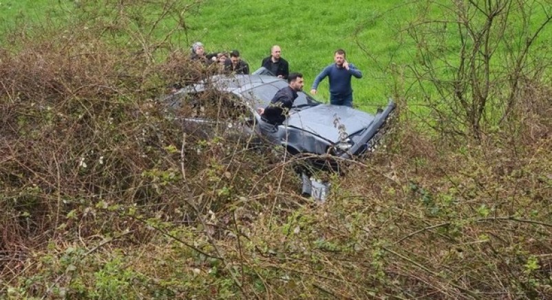 Giresun’dan Sinop’a gelen aile kaza yaptı: 5 yaralı