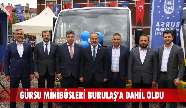 Gürsu minibüsleri Burulaş sistemine dahil oldu