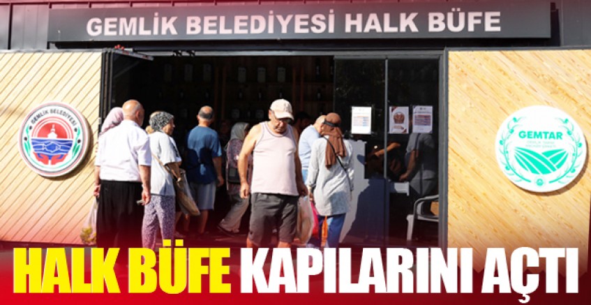 Halk Büfe kapılarını açtı
