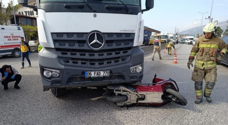 Hatay’da motosikletin sürücüsü hayatını kaybetti