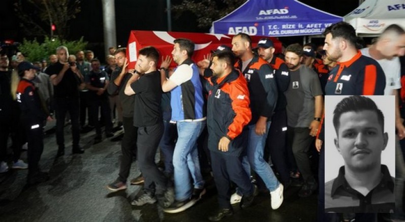 Hayatını kaybeden AFAD personeli için tören düzenlendi