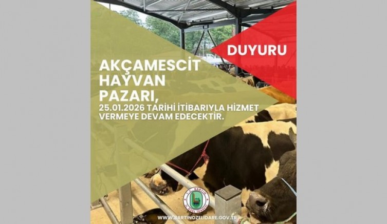 Hayvan pazarı 4 ay sonra yeniden hizmete açılacak