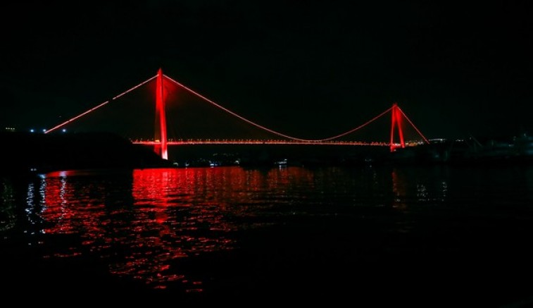 Her yer kırmızı
