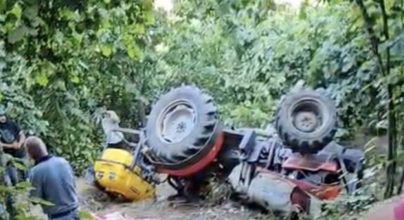 İlaçlama motorunun altında kalan kadın hayatını kaybetti