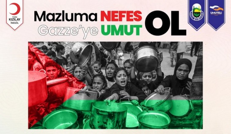 İnegöl Belediyesi’nden Gazze İçin Yardım Kampanyası