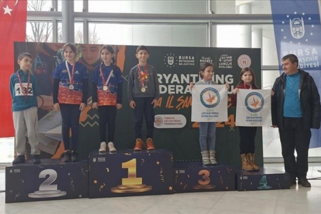 İnegöl Belediyespor Oryantiringde tozu dumana kattı