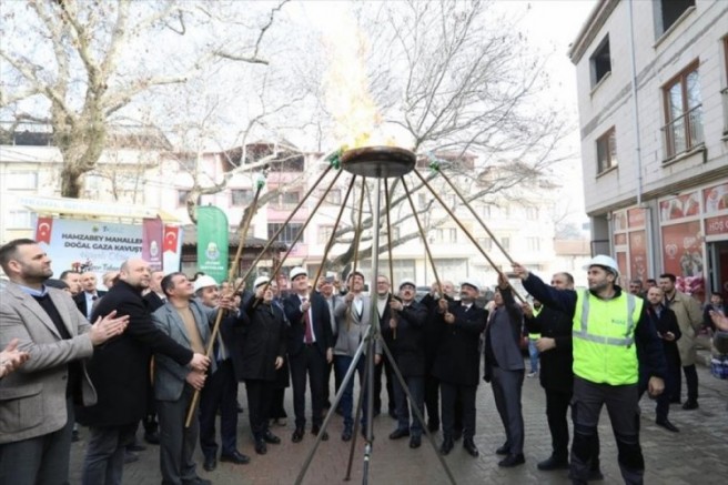 İnegöl'de 70 milyonluk yatırım; 3 mahalle doğal gaza kavuştu