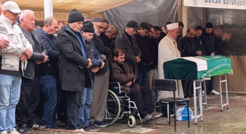 İnegöl'de damadı tarafından öldürülen kayınpeder son yolculuğuna uğurlandı