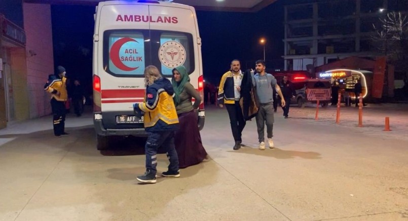 İnegöl'de enişte dehşet saçtı