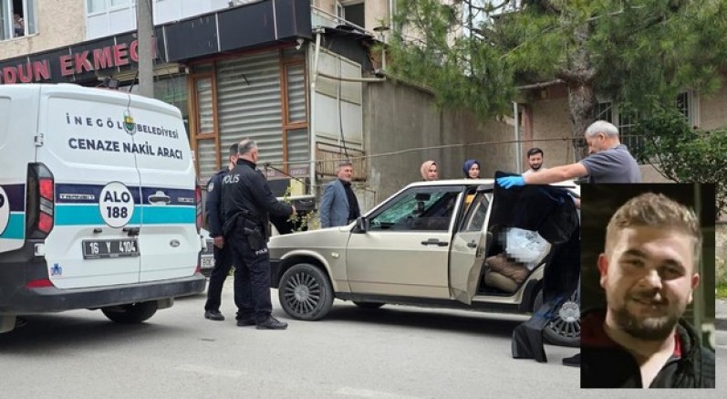 İnegöl'de genç otomobilin içinde ölü bulundu