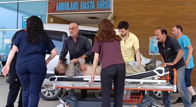 İnegöl'de kayalıklardan düşen imam ağır yaralandı