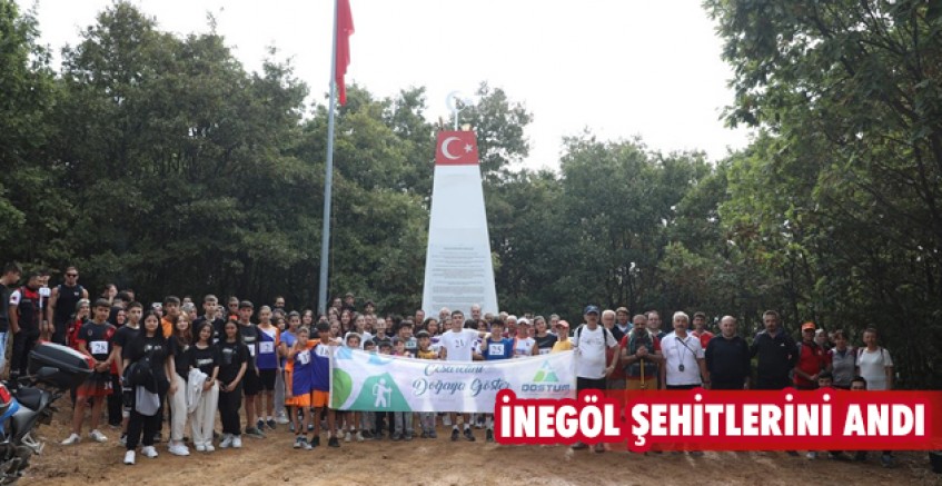 İnegöl şehitlerini andı