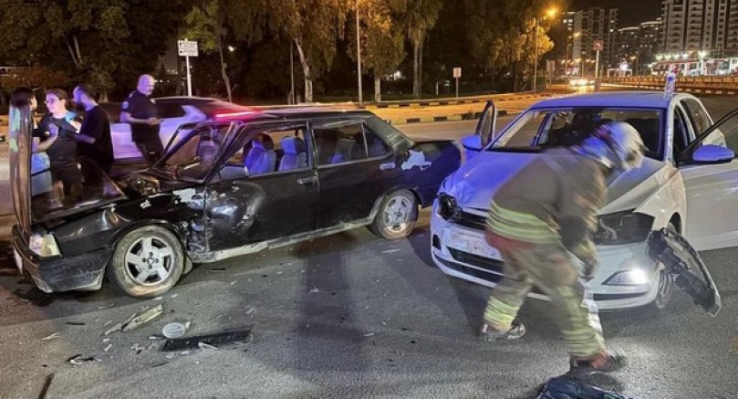 İskenderun'da trafik kazası :1 yaralı