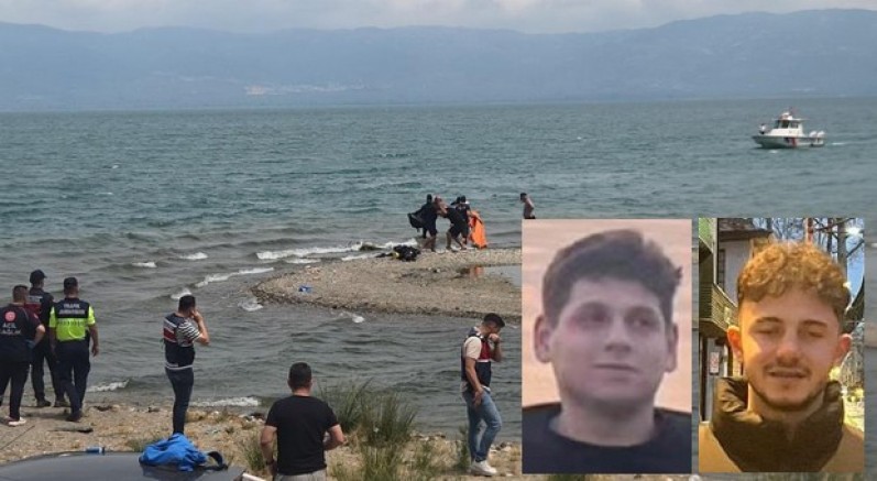 İznik Gölü'nde kaybolan 2 gencin cansız bedenine ulaşıldı