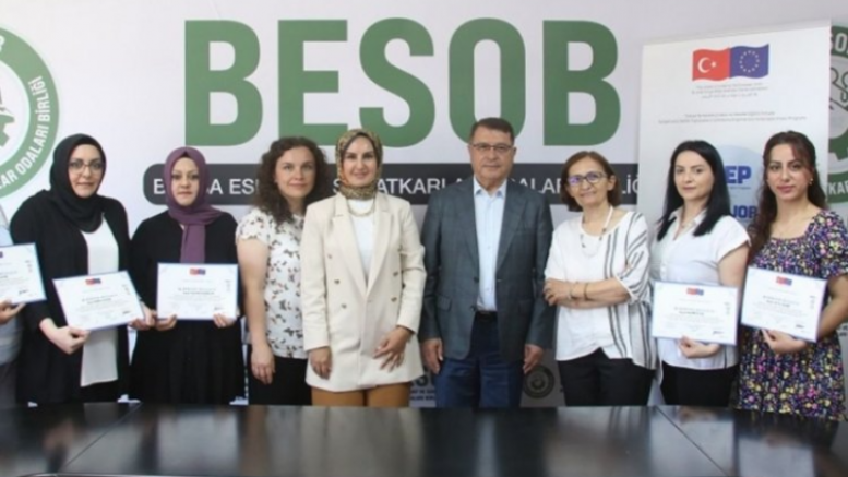 Kadın kaynak ustaları BESOB'da