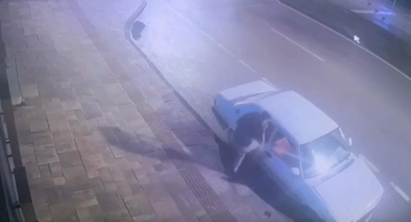 Kaldırıma çarpıp kaçtı ama polis yakaladı