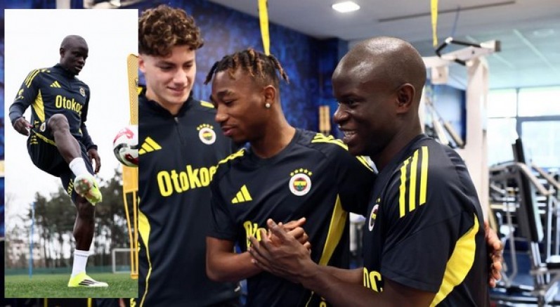 Kante, tesisleri gezdi ve ilk antrenmanını yaptı