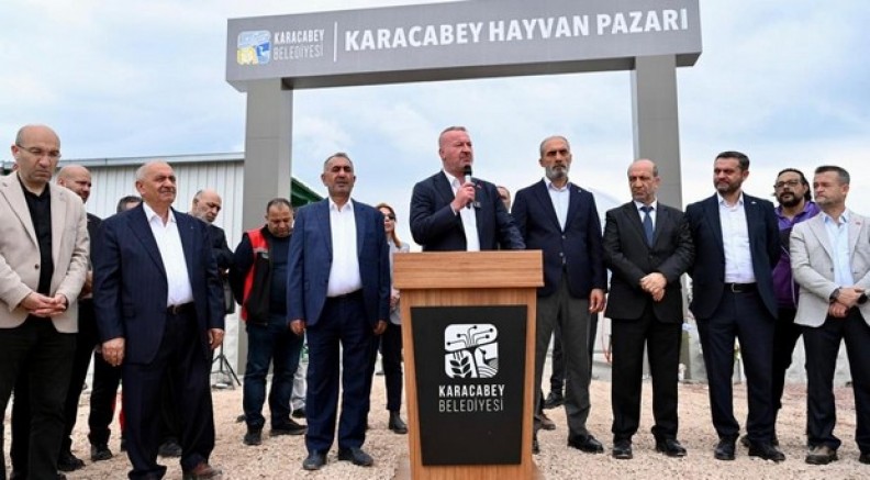 Karacabey Belediyesi hayvan pazarı hizmete açıldı