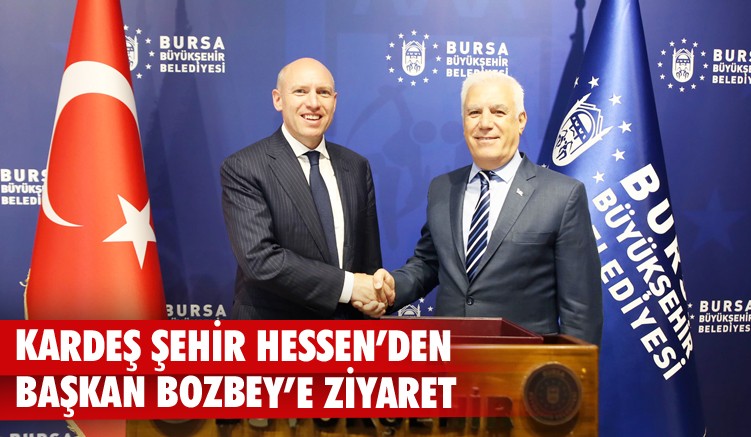 Kardeş şehir Hessen’den Başkan Bozbey’e ziyaret