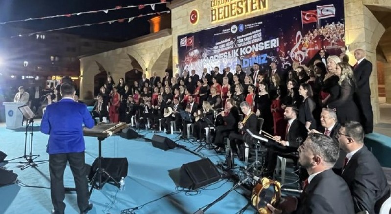 Kardeşliğin ezgileri Çorum'da yankılandı